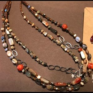 Silpada Sterling Silver 3-Strand 15” Necklace